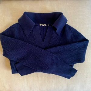 The Westside Wool and Cashmere Polo Sweater